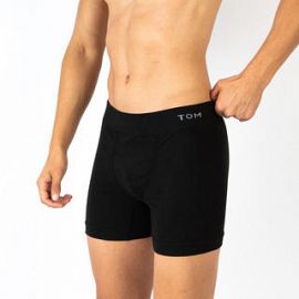 BOXER SEAMLESS DE ALGODON CON LYCRA Y REFUERZO - LISO