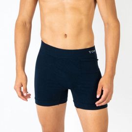 5100 - BOXER SEAMLESS DE ALGODON CON LYCRA Y REFUERZO - LISO