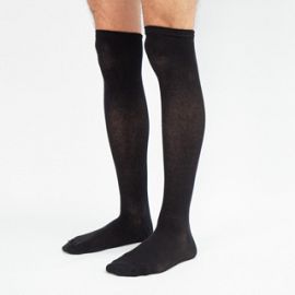 1635 - MEDIA CAÑA ALTA  ALGDÓN CON LAYCRA GRADUAL - DESCANSO