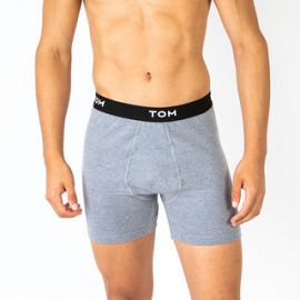 7050 - BOXER SANTI EN ALGODÓN CON ELASTANO LISO Y ELÁSTICO PERSONALIZADO