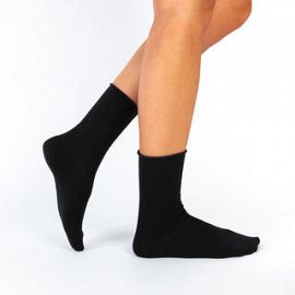 MEDIA CAÑA INTERMEDIA DE ALGODÓN CON ELASTANO - LISA PUÑO RULO