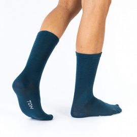 6079 - MEDIA BASICA CAÑA INTERMEDIA LISA DE ALGODÓN CON LYCRA, CON PUÑO SOFT