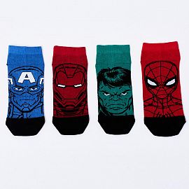 MEDIA ADULTO CAÑA CORTA MARVEL
