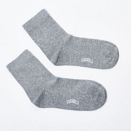 3604 - MEDIA CAÑA INTERMEDIA DE ALGODÓN CON LYCRA TALON Y PUNTERA REFORZADA