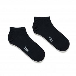 6003 - MEDIA CLASICA CAÑA CORTA LISA DE ALGODÓN CON LYCRA