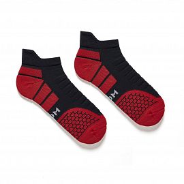 MEDIA LOW CUT DEPORTIVA CON PESTAÑA Y TOALLA LOCALIZADA